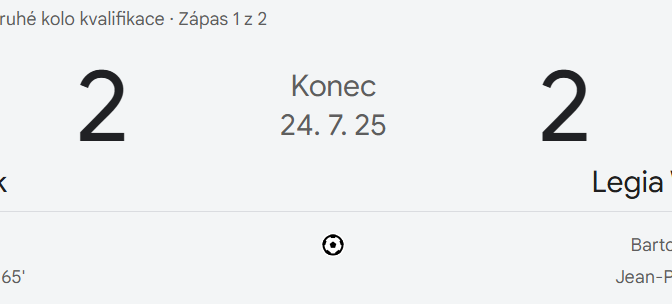 Asistence: Baník x Legie Warszawa